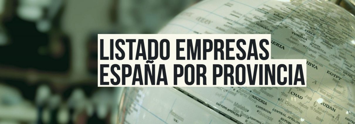 Listados de empresas con email por provincias Españolas