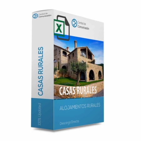 Descargar Base de datos de Casas Rurales y Alojamientos Rurales - Listado de Casas Rurales y Alojamientos Rurales en España