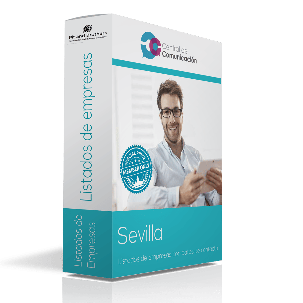 Listado de empresas en Sevilla, Base de datos de empresas en Sevilla, Listados de emails y teléfonos de empresas en Sevilla, Listados de emails y teléfonos de empresas en Sevilla